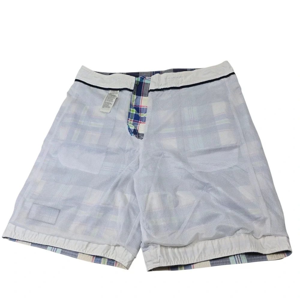 Abercrombie & Fitch‎ Mens XL Plaid Board Shorts Swim Trunks